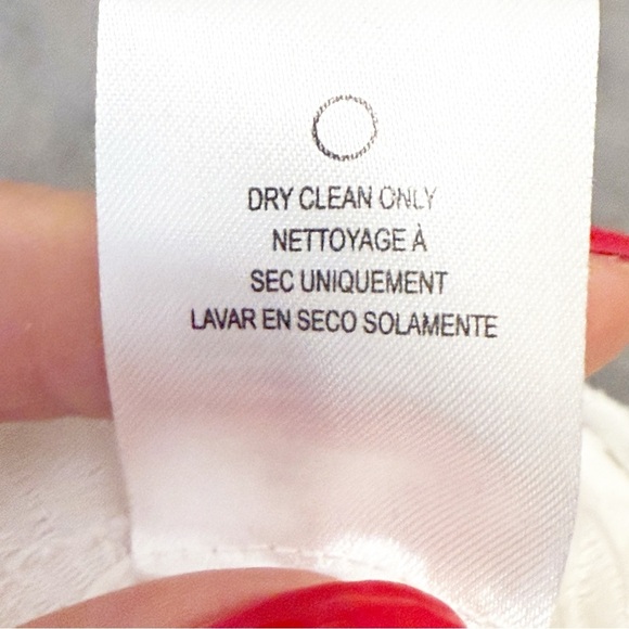 NWT Anthropologie Ivory Sachin & Babi Textured Polka Dot Mini Dress Size 4 - Picture 9 of 9